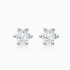 Six Prong Round Lab-Grown Diamond Stud Earrings (0.4 CTW – D-F / VVS-VS)