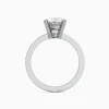 0.5-3.0CT Pear Solitaire Pavé Diamond Engagement Ring