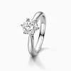 Classic Six-Prong Solitaire Engagement Diamond Ring