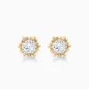 Snowflake Round Lab-Grown Diamond Stud Earrings (0.4 CTW – D-F / VVS-VS)