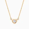 Perfectly Precious Round Solitaire Necklace