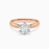 Classic Six-Prong Solitaire Engagement Diamond Ring
