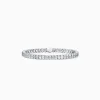 Oval-Cut Diamond Pavé Bangle Bracelet
