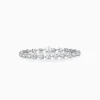 Pear-Cut Diamond Pavé Bangle Bracelet