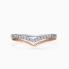 Luxury Pavé Two-toned Diamond Wedding Ring