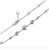 Micro Pavé Heart Shaped Diamond Bracelet