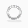 TCW 5CT Oval Cut Diamond Eternity Wedding Ring