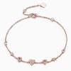 Micro Pavé Heart Shaped Diamond Bracelet