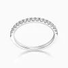Half Pavé Wedding Ring