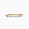 Pear-Cut Diamond Pavé Bangle Bracelet