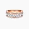 Triple Rows Luxury Wedding Ring