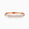 Round Cut Diamonds Pavé  Wedding Ring