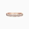 Twisted Design Diamond Wedding Ring