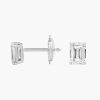 [Valentine’s Day Gift] Emerald Cut Lab-Grown Diamond Stud Earrings